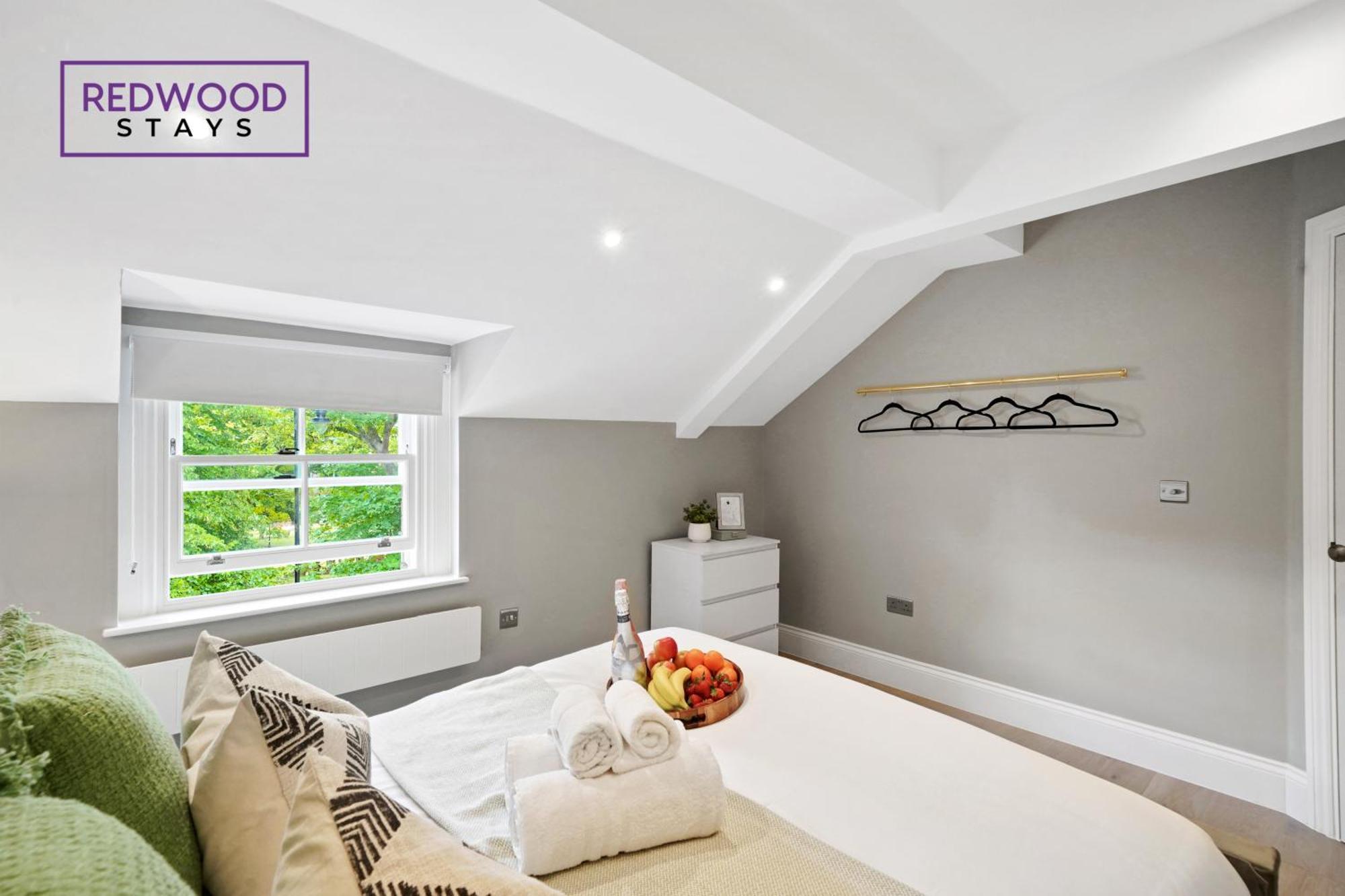 Top Quality 2 Bed 1 Bath Apartments For Contractors By Redwood Stays 독서 외부 사진